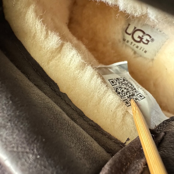 UGG SETON TL BROWN WATERPROOF LEATHER SHEEPSKIN WORK BOOTS SHOES MENS US 13 NEW - Picture 8 of 9